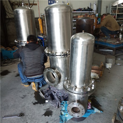 河南气体空气净化除水除杂分离器小型非标定制法兰连接水汽分离器