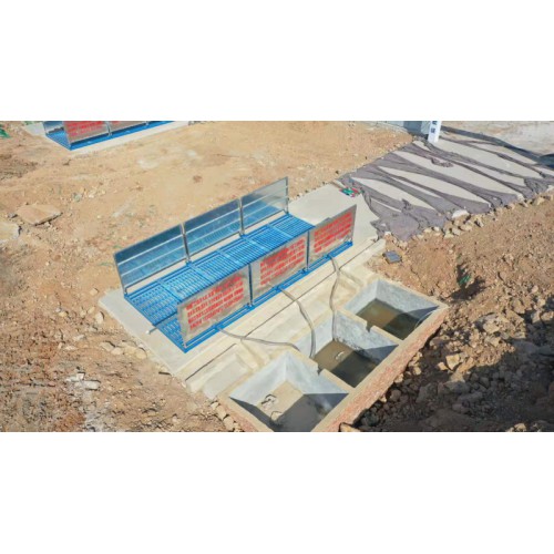 莱芜建筑工地一次性订购韩强工程洗车机三台洗车机