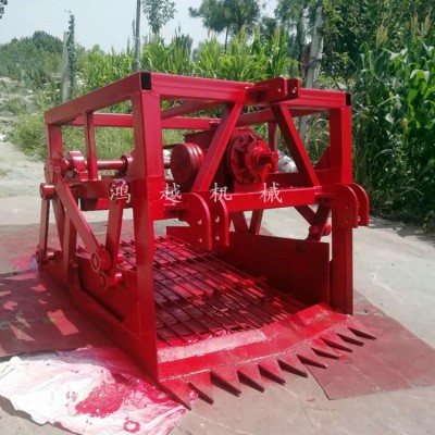 河南白芷收获机厂家 元胡圆筒式药材挖掘机 根茎类出药机图片