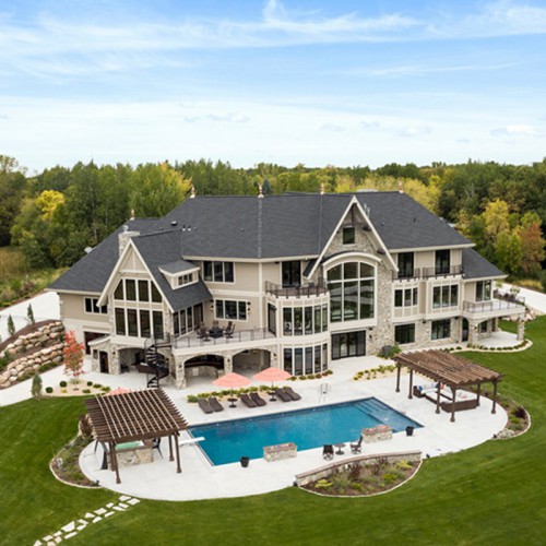 龙骨轻钢别墅 北美式轻钢别墅 二层轻钢别墅