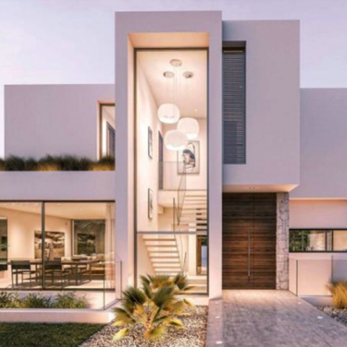 定制美式重钢轻钢架别墅