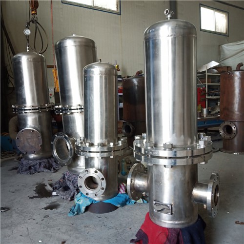 螺旋挡板式MXQG-200食品厂不锈钢气水气液分离器墨哲直销