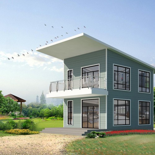 景区轻钢民宿厂家  环保轻钢别墅设计