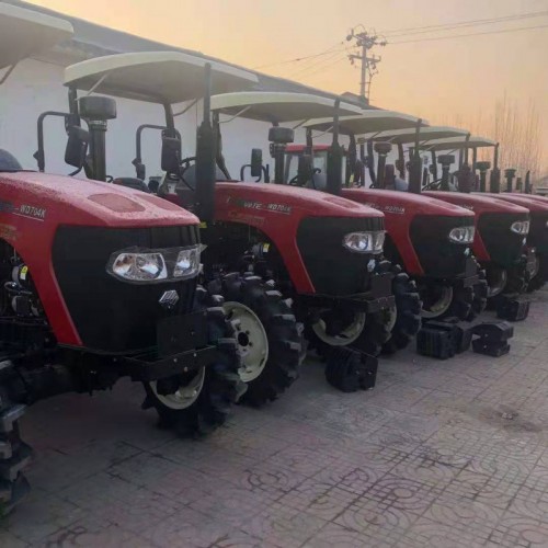 沃得704高配置拖拉机 水旱两用四驱耕地犁地机 厂家现货