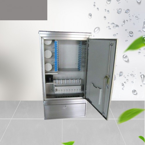 不锈钢材质144芯光缆交接箱