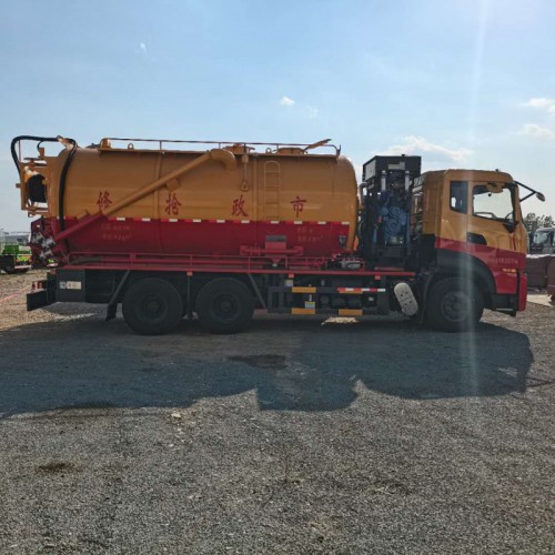 22方东风天龙淤泥转运车 管道疏通车 市政工程车厂家直销