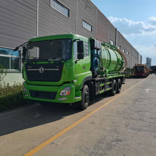 河南22方东风天龙吸污车 抽泥浆车 下水道疏通两用车 可分期