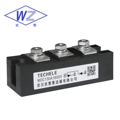 双路交直流电机控制用 MDC130A600V 普通整流模块