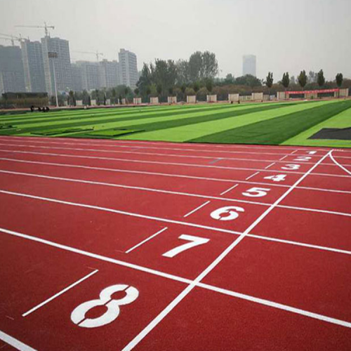 塑胶跑道 透气型学校塑胶跑道 混合型塑胶跑道
