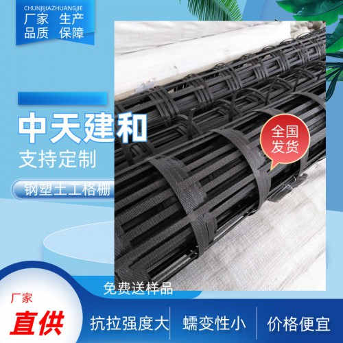 钢塑土工格栅