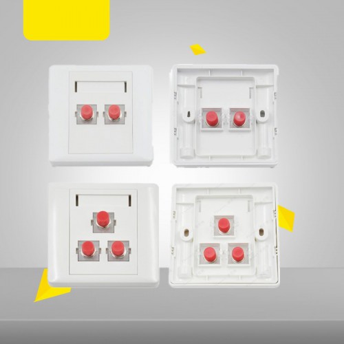 双口光纤桌面盒