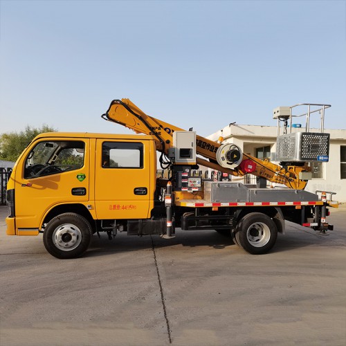 双排蓝牌高空作业车