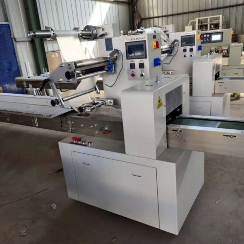 太谷饼三伺服枕式热收缩包装机食品保鲜包装机自动氮气计量包装机