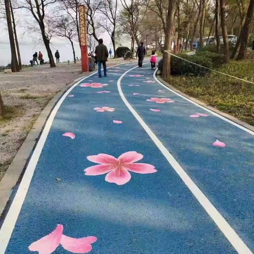 陶瓷防滑路面施工_彩色防滑路 面_彩色防滑路面厂家