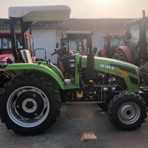 萨丁704中型四轮拖拉机 强压多路阀 四驱耕地机