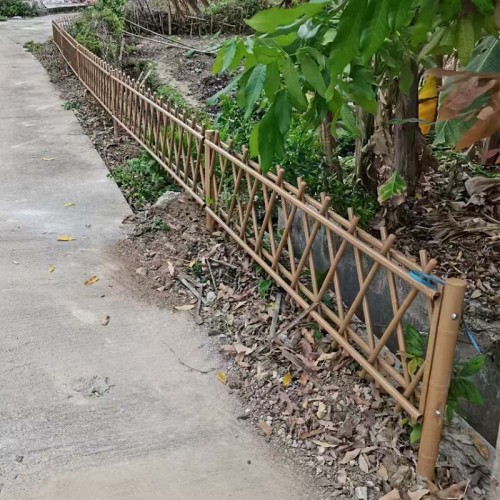菜园仿竹护栏