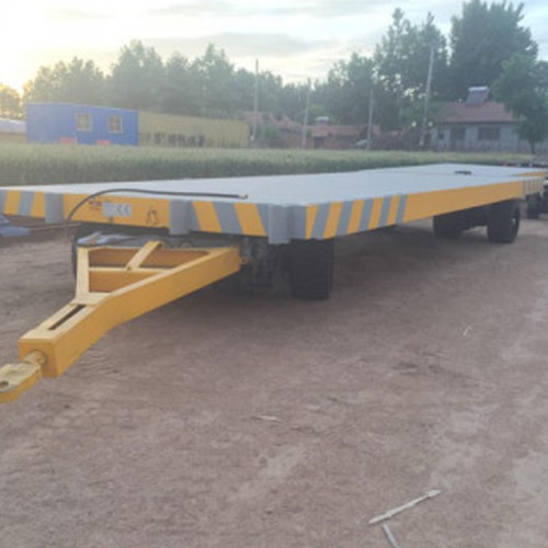 物料运输平板车 牵引式平板拖车厂家