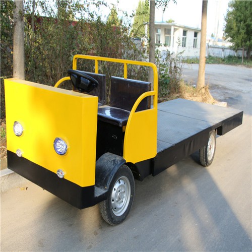 四轮电动平板车 平板运输车 新能源电动搬运车