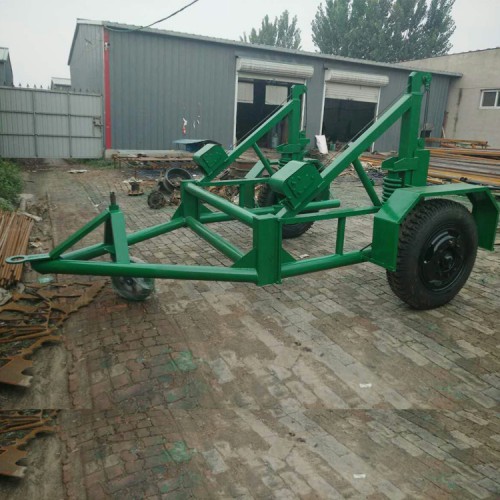 5T液压电缆放线车 8T机械电缆拖车 10T电缆炮车