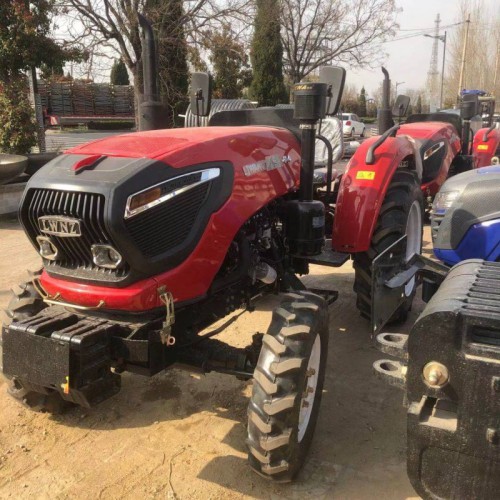 力王504农用四轮拖拉机 中型四驱耕地犁地机 直补价