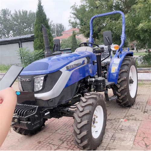 雷沃504中型四轮拖拉机 四驱多功能耕地机 前后配重