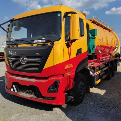 青海22方东风天龙吸污车 抽泥浆车 下水道疏通车厂家直销