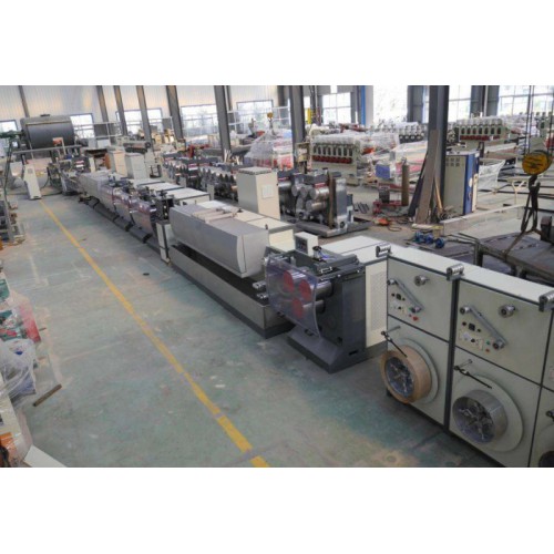 PET塑钢打包带设备 PP塑料拉丝机组