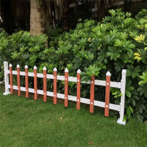 草坪护栏 可定塑钢草坪护栏 花园隔离围栏