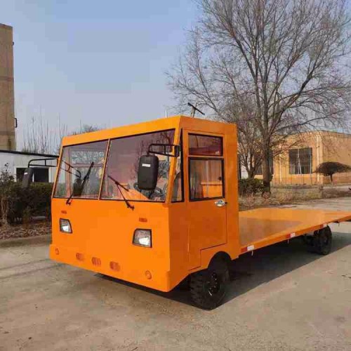 重型平板搬运车  厂区牵引平板拖车