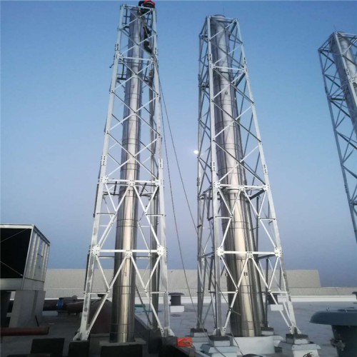 烟筒塔 供应烟囱塔厂家_爬梯烟筒塔架_楼梯烟筒塔架