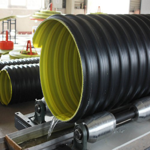 聚乙烯PE钢带波纹管 排水排污钢带波纹管