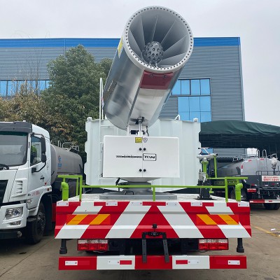 东风D9雾炮降尘车价格 80米喷雾降尘车图片