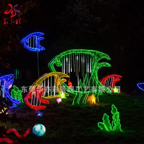 彩灯灯会节日花灯民间工艺制作公司华亦彩定制端午节灯展