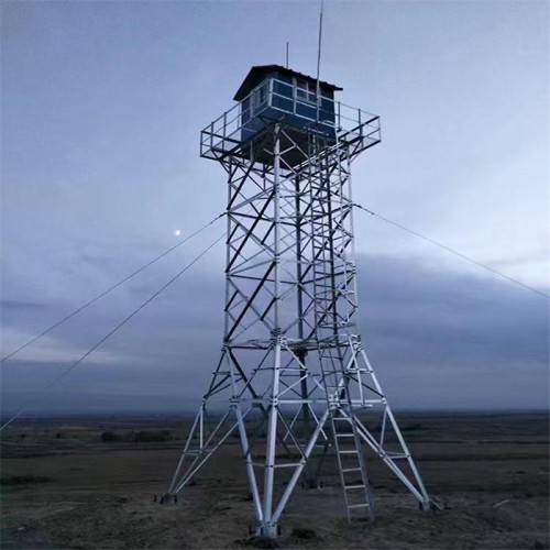 厂家设计安装新疆边防瞭望塔 防火监控塔