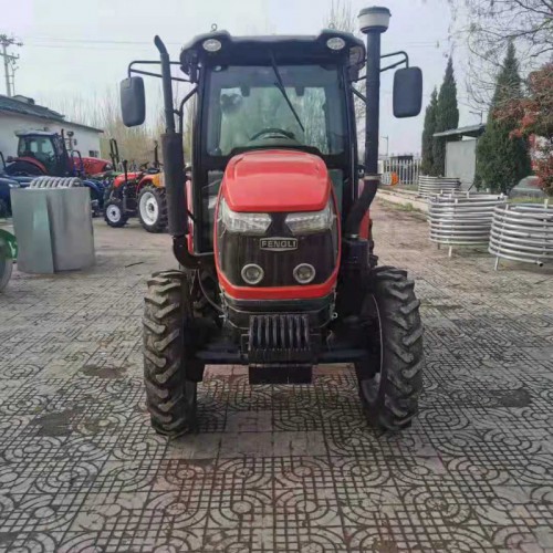 丰利1204大马力四轮拖拉机 原装驾驶室 四驱果园管理机