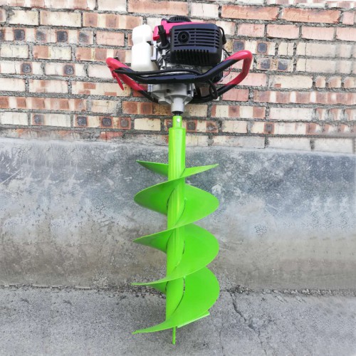 手扶汽油挖树坑机