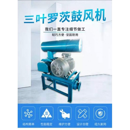 三叶罗茨风机 高压罗茨鼓风机