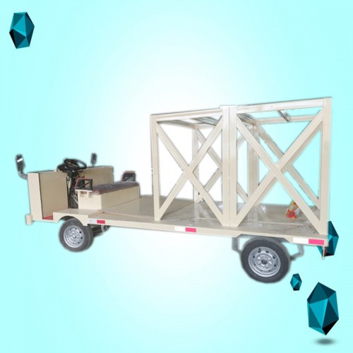 建筑工地电动平板车   加厚型周转工具车