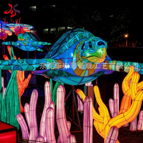 2021牛年劳动节花灯大型灯会策划自贡厂家制作公园灯展彩灯