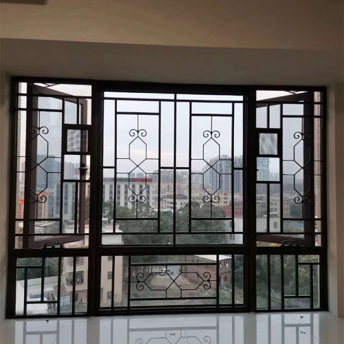 带金刚网窗花可拆洗窗花高层防护窗防蚊防盗