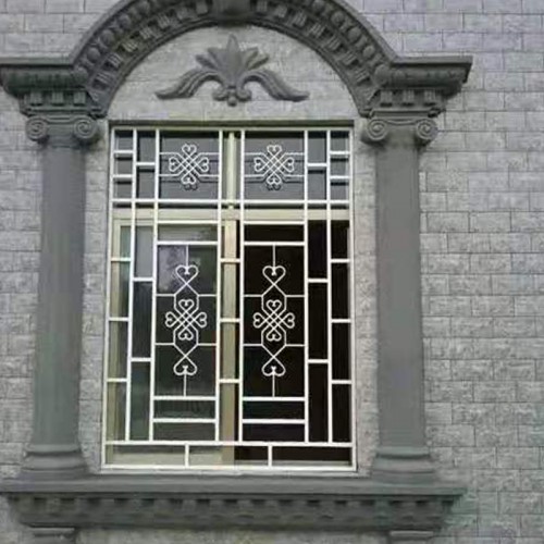 铝合金单窗花防盗网焊接防盗网金刚网纱窗