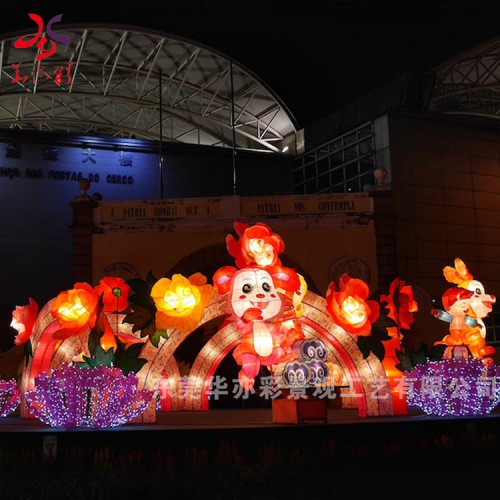 节日灯会灯展制作花灯彩灯公司端午节装饰定制