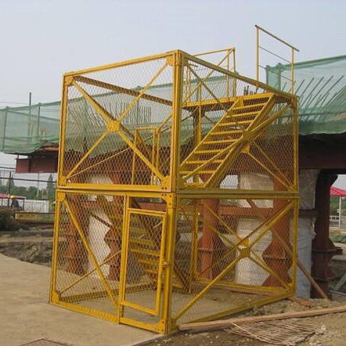 安全梯笼 基坑施工安全梯笼 框架箱式梯笼