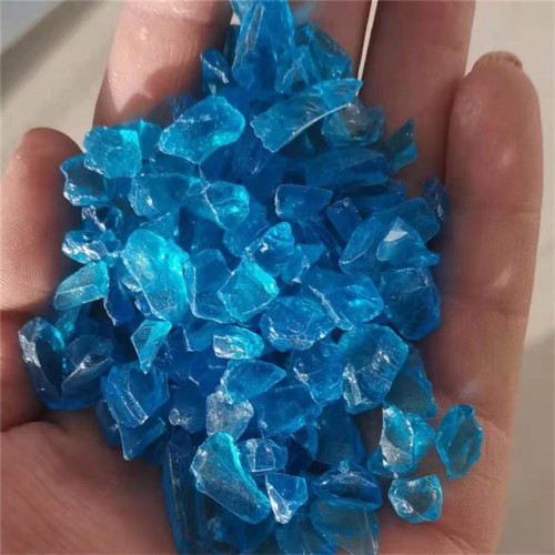 海蓝玻璃砂 水磨石地面玻璃砂 地坪骨料玻璃砂