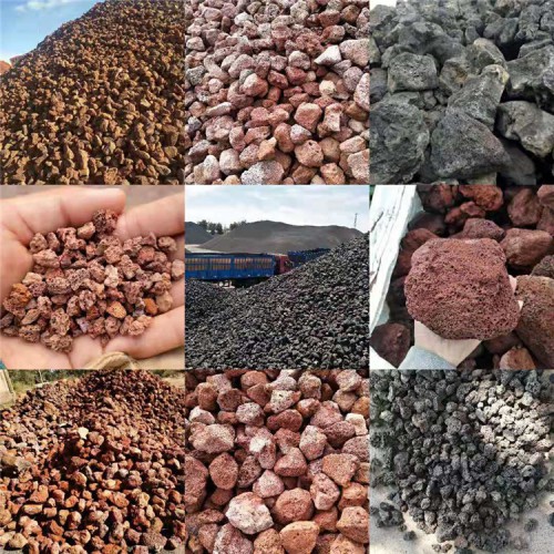 矿山直销火山石 过滤用红色火山岩多肉种植火山石颗粒