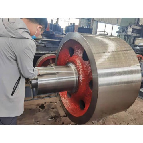 3.5米衢州干燥机拖轮 齿数160 焊接弹簧板结构