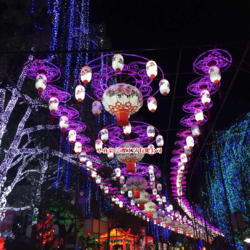 端午节劳动节彩灯花灯装饰自贡灯会源头工厂定制灯会