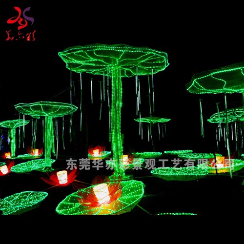 自贡灯会工厂劳动节端午节夜游装饰公园景区装饰灯