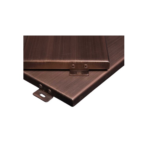 拉丝铝单板 仿古铜拉丝铝单板