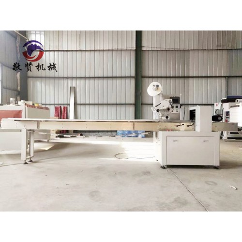 全自动黑糖沙琪玛卧式包装机 一拖二食品理料线